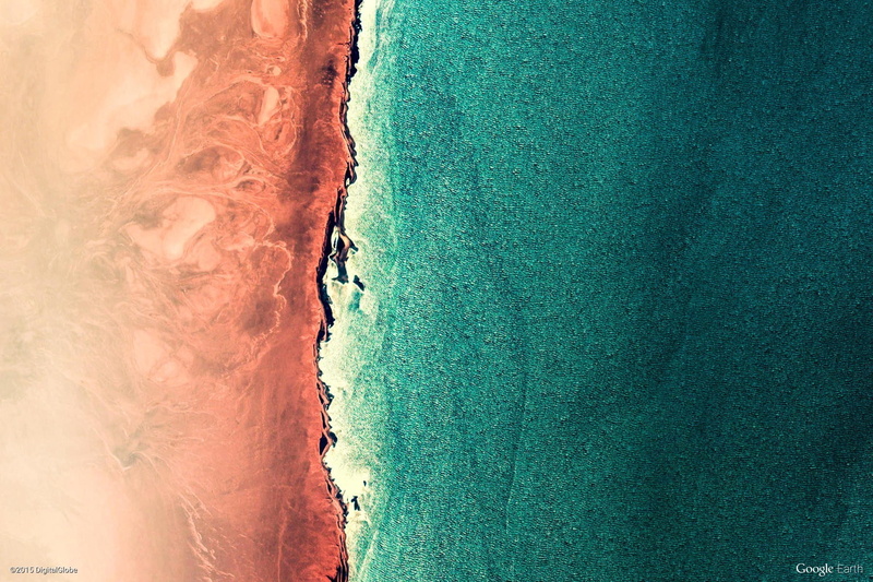 aerial view, landscape, Earth, nature, 720P