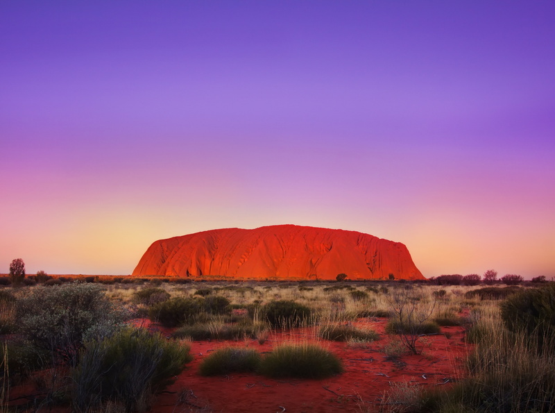 arid climate, land, golden, Australia, outdoors, geology, tranquil scene, eroded, uluru, landscape, Ayers Rock, Oceania, nature, desert, semi-arid, hour