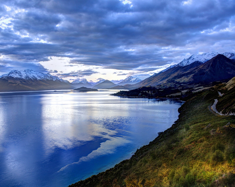 New Zealand, tranquility, nature, queenstownlakesdistrict, green, no people, lake, mountain, mountain range, mountcreighton, day, near, glenorchy, newzealand