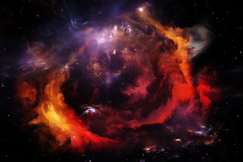 outdoors, cloud - sky, astronomy, the universe, solar, no people, Universe, astral, exploding, 2K, heat - temperature, illuminated, space, stars, motion