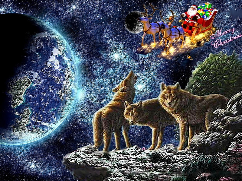 God, Christmas, hd, space, art, astral, Abstract, 2012, Galaxies, 480P