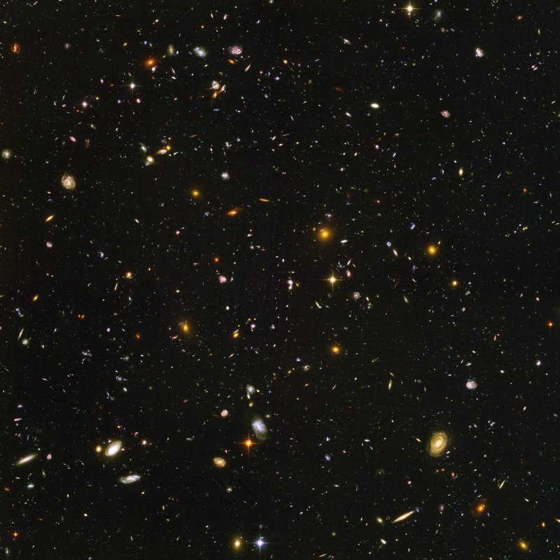 universe, NASA, Andromeda, Hubble Deep Field, stars, galaxy, sky, hubble space telescope, 2K, space