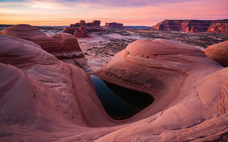 avenue, desert, area, landscape, arches, sunrise, hd, park, moab, national, utah, south, 1080P