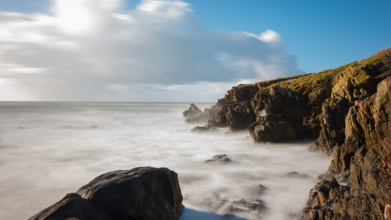 seascape, ciel, dock, vent, tempete, lightroom, eau, 5K, white, rock - Object, coastline, long, landscape, ouest, Finistère, jolie, near, cloudy, day