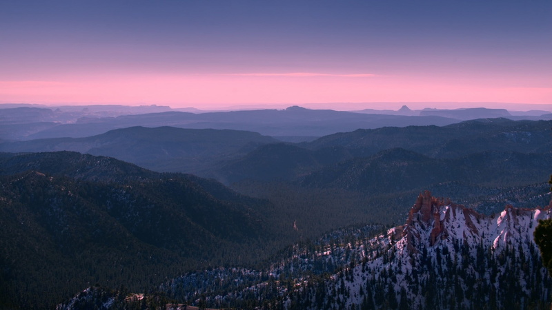 beauty in nature, landscape, aerial, mountain range, gray, hills, sun, Bryce Canyon National Park, nature, outdoors, photography, travel destinations, plant