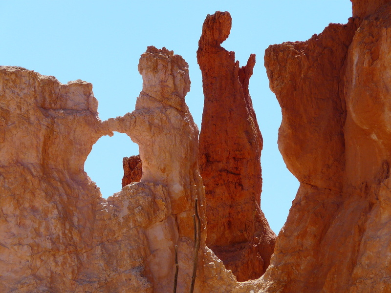 ruined, red, madonna, Bryce Canyon National Park, remote, erosion, prayer, paunsaugunt plateau, day, usa, national, amphitheater, solid, paunsaugunt, physical geography