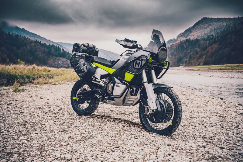 motorcycle, Gravel Road, Husqvarna Norden 901, mountains, gravel, Husqvarna, 1080P