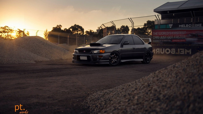 1080P, dirt, Subaru Impreza, JDM, Subaru, sunset, Japanese cars, gravel, sports car, Subaru Impreza WRX