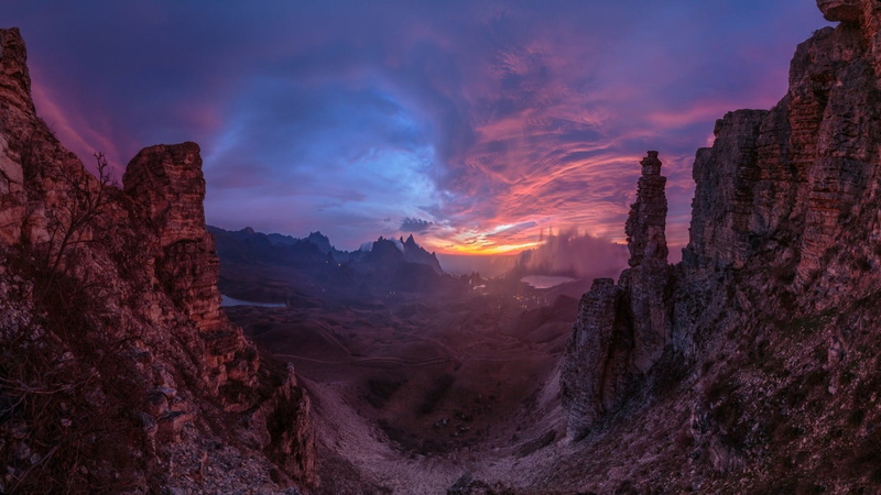 arizona, ravine, mountains, no people, idyllic, rock formation, 1080P, erosion, stone, desert, sky, cloud - sky, outdoor, grand, rock, travel destinations