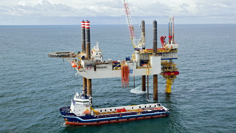 Swift 10, outdoors, Rig, Offshore, oil, nature, day, drilling rig, nautical vessel, no people, Building, horizon over water, mode of transportation, sea