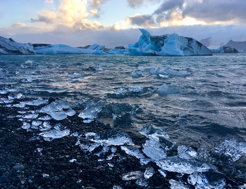 cloud - sky, frozen, environment, cold temperature, jukulsarlon, ice, jokulsarlon glacier lagoon, no people, winter, sky, water, snow, tranquility, 2K