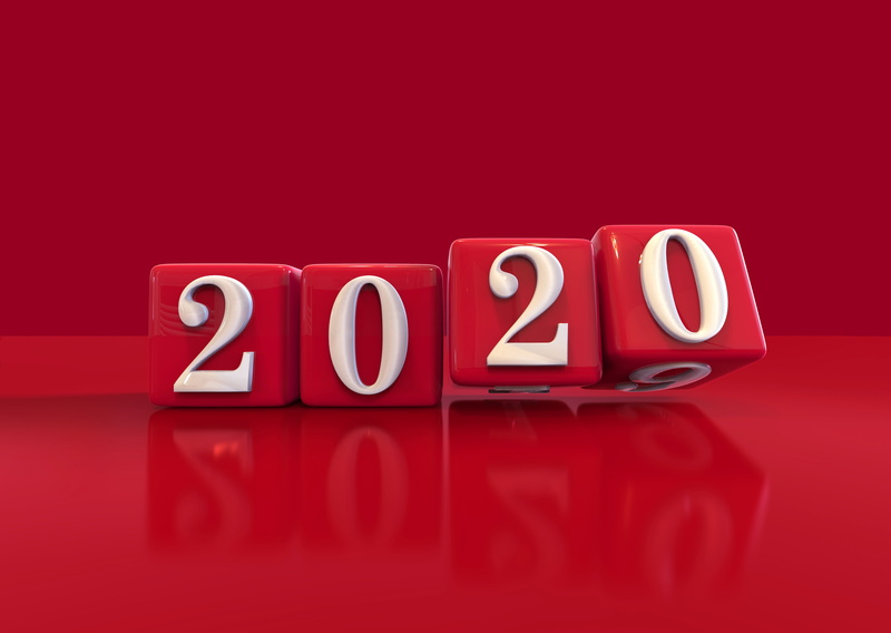 figures, New year, 5K, figure, 2020, cube