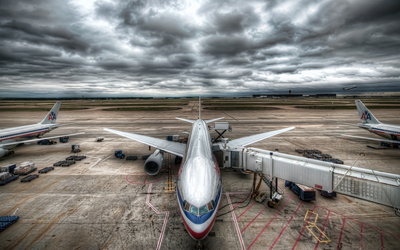 airplane, plane, airport, boeing, 2K, american, airlines