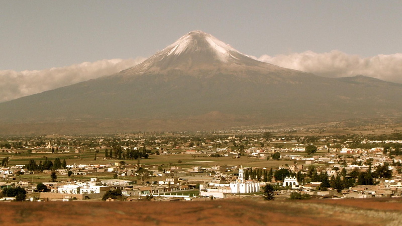 1080P, mountain, mexico, 3d and abstract, popocatepetl, volcano