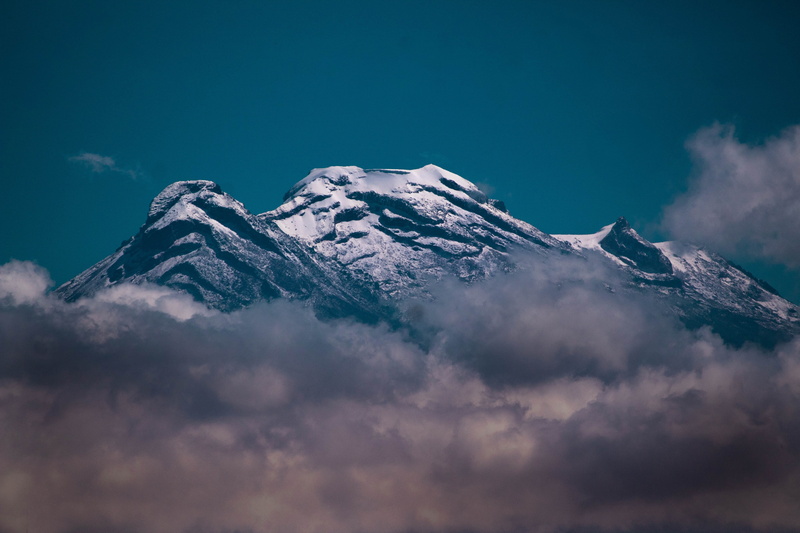 méxico, scenics - nature, iztaccíhuatl, landscape, cold temperature, winter, sky, volcano, cloud - sky, no people, mountain, tranquility, covered, travel destinations