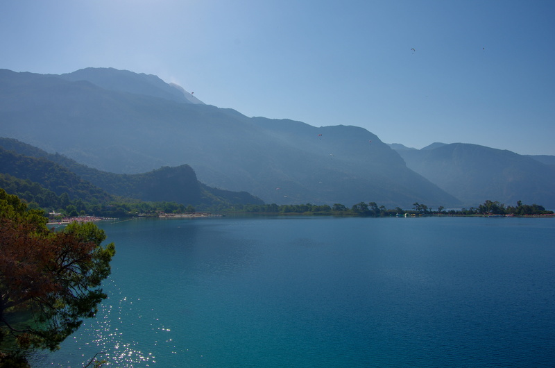 sky, oludeniz, fethiye, 4K, landscape, land, tranquility, reflection, outdoors, marine, tree, environment, tranquil scene, beach, blue, silhouette, mountain