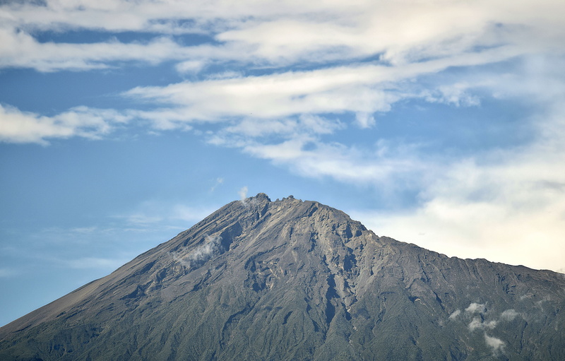 5K, no people, day, volcanic crater, scenics - nature, volcanic, mountain peak, arusha, sky, beauty in nature, snowcapped mountain, geology, mountain