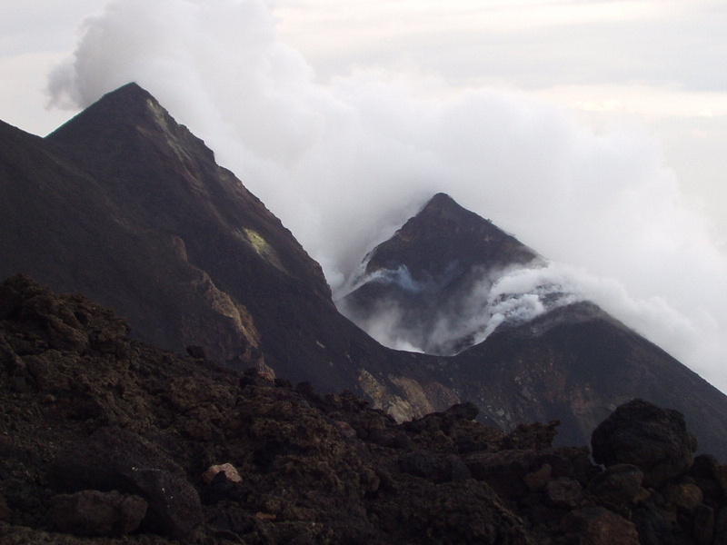 720P, lava, crater rim, mountain range, no people, cloud - sky, geology, volcanic crater, italy, day, non-urban scene, hole, mountain, power in nature