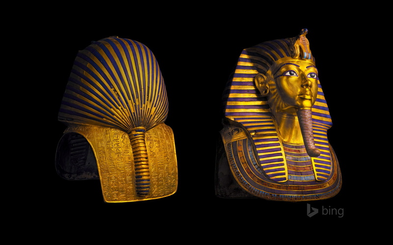 yellow, creativity, cut out, bing, no people, desktop, close-up, pattern, craft, indoors, 1080P, striped, variation, tutankhamun, representation