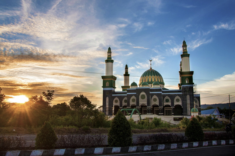plant, tourism, history, travel, place of worship, dome, belief, building exterior, 4K, outdoors, indonesian, city, architecture, lebong, the past, government