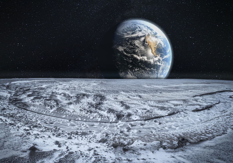 scenics - nature, night, digital, planet, sky, sphere, space, star - space, the moon, outdoors, planet - space, snow, no people, orbiting, galaxy