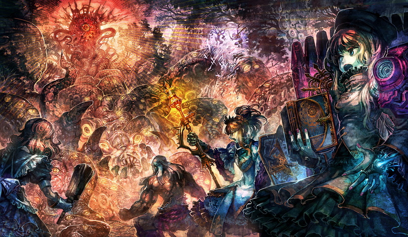 tagme, fantasy, meikyuu, sekaiju, rpg, anime, odyssey, nintendo, crawler, fighting, game, 1eto, etrian, dungeon, adventure, manimanima, 720P