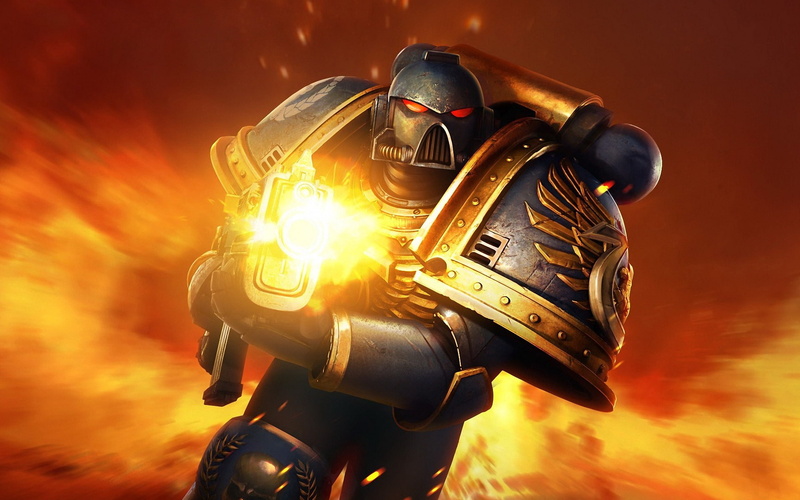 blue, army, 1080P, robot, marines, character, warhammer, gray, space, 000, 40