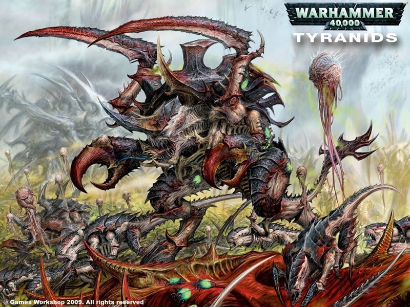 Tyranids, armys, art, hd, Carnifex, 720P, 000, entertainment, Warhammer 40