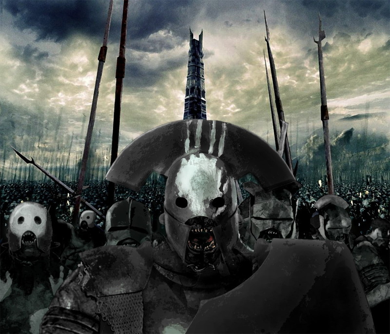 The Lord Of The Rings, art and craft, nature, architecture, sky, cloud - sky, no people, 480P, Uruk hai, Isengard, horror, sculpture, representation, skeleton