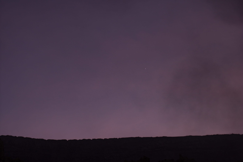 2K, early, mountains, environment, low angle view, tranquility, silhouette, idyllic, land, nature, space, night, pink color, stars, scenics - nature, ijen
