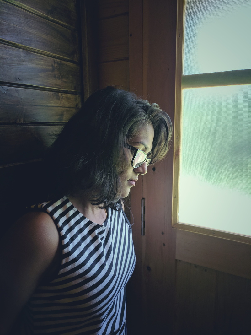 day, girl, real people, waist up, 4K, females, adult, leisure activity, lifestyles, india, women, mumbai, window, farm regency resort, home interior, casual clothing