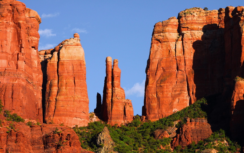 cathedral, hd, tourism, nature, arid climate, day, desktop, formation, non-urban scene, 5K, arizona, solid, no people, rock formation, travel