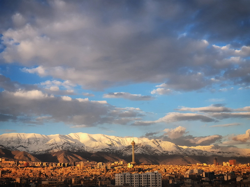 mountain range, building exterior, sky, day, s, iran, metropolis, urban, mountain peak, landscape, weather, eye, scenics - nature, residential district