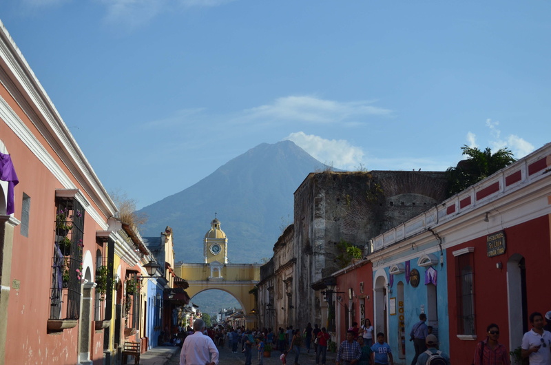 religion, 4K, building, crowd, group of people, women, architecture, men, real people, place of worship, city, colonial city, antigua guatemala, day, large group of people