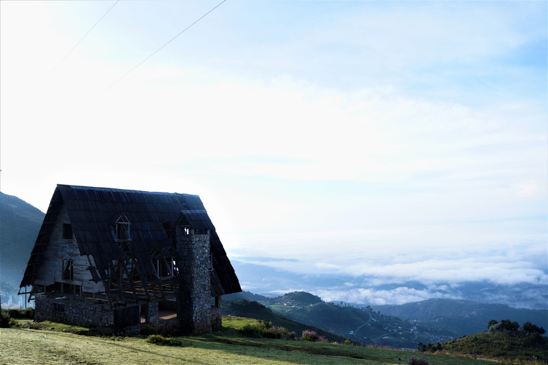 architecture, outdoors, mountain, non-urban scene, scenics - nature, plant, nature, environment, tranquility, field, building exterior, sky, people, huehuetenango