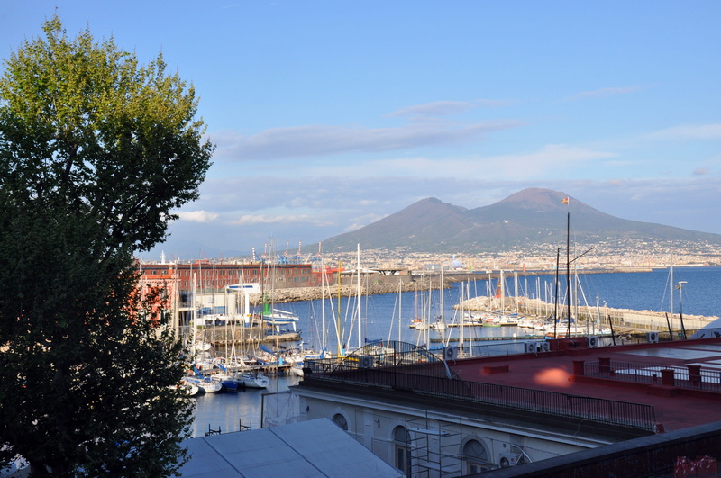 day, naples, vesuvius, architecture, city, no people, tourism, sea, sky, transportation, culture, tree, cloud - sky, outdoors, yacht, built structure, 4K