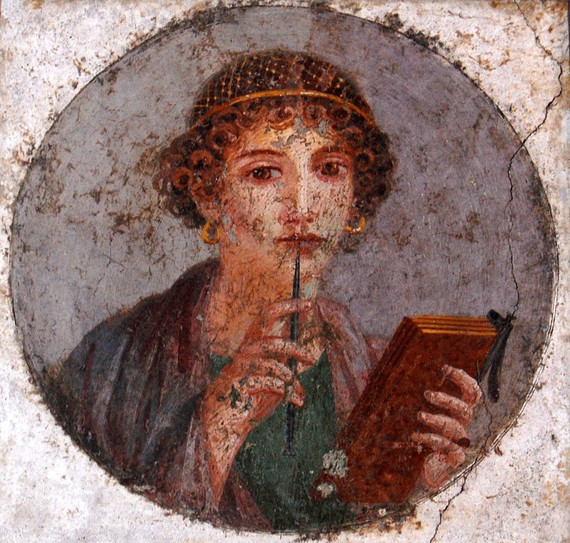 720P, aircraft, paintings, antique, hd, art, Italy, pompei, antiquity, mosaics, pompeii, mosaici, saffo, mosaics of pompeii, Italia