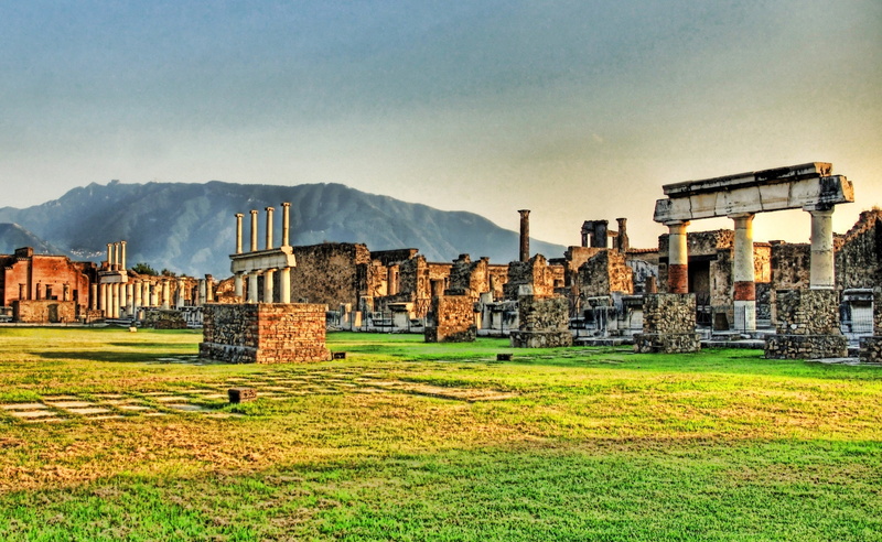 the past, 2K, architecture, archaeology, no people, white, pompeii scavi ruins astrewn, Aero, Italy, building exterior, plant, ruins of pompeii, history