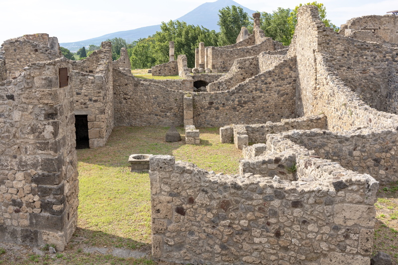 day, no people, travel, stone material, travel destinations, weathered, Pompeii, solid, old ruin, sky, the past, outdoors, stone wall, ruined, archaeology
