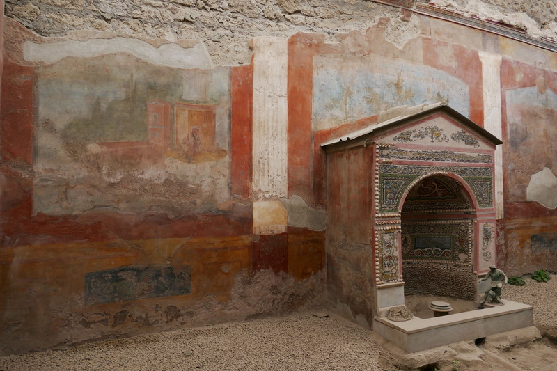 excavation, wall - building feature, damaged, wall, architecture, built structure, unesco, building, ancient times, fresco, unesco world heritage site