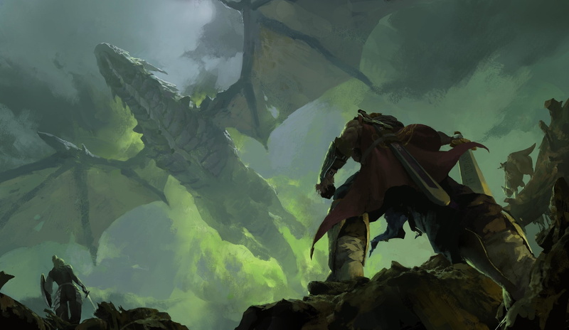 Wyvern, 1080P, fantasy art