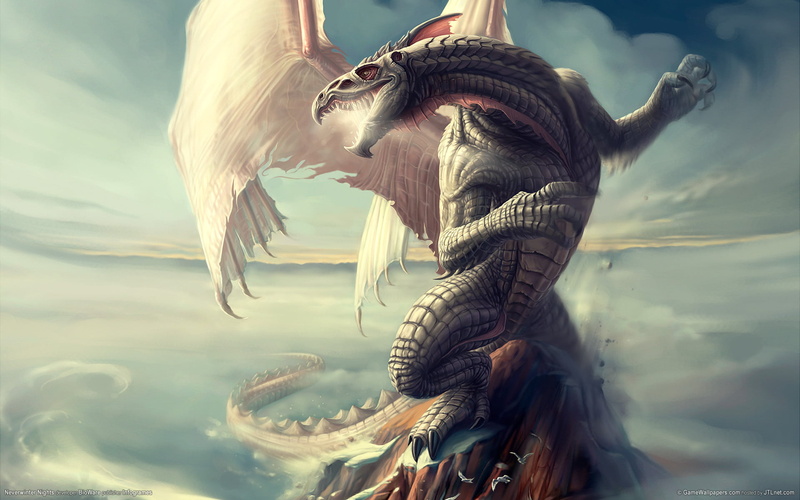 mythology, outdoors, mountain, wyvern, women, cultures, livestock, spirituality, animal, fantasy, one person, day, nature, mammal, lifestyles