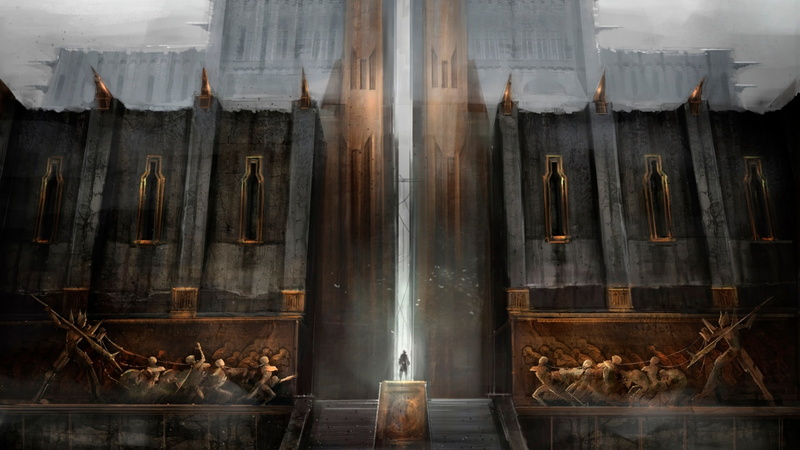 people, building, gate, metal, place of worship, 1080P, the city, Kirkwall, outdoors, Dragon Age 2, no people, rusty, fortress, digital, ladder, belief