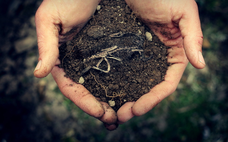sand, black, hd, nature, 720P, soil, dirt, hands