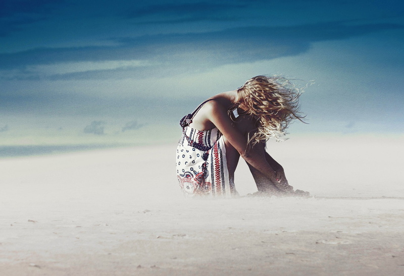 1080P, blonde, filter, sandstorms, minidress, women, model