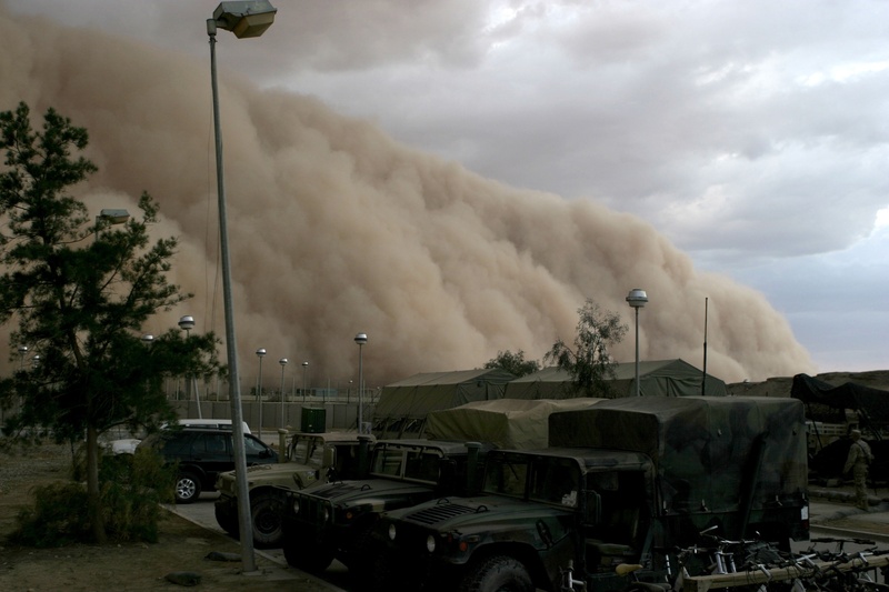military, pollution, military camp, environmental issues, plant, cloud - sky, smoke - physical structure, mode of transportation, brown, army, 2K, al khurram