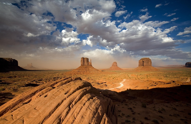 1080P, Sandstorm, climate, rock - object, idyllic, united states, travel destinations, rock formation, atmospheric, united states, utah, monument, Desert