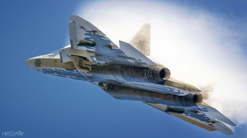 Sukhoi Su-57, 1080P, Jet Fighters, Jet Fighter, Warplane, Aircraft