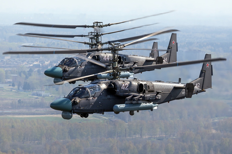 mid-air, Kamov Ka-52 Alligator, aerospace industry, air force, air vehicle, military airplane, 4K, army, navy, mode of transportation, helicopter, military
