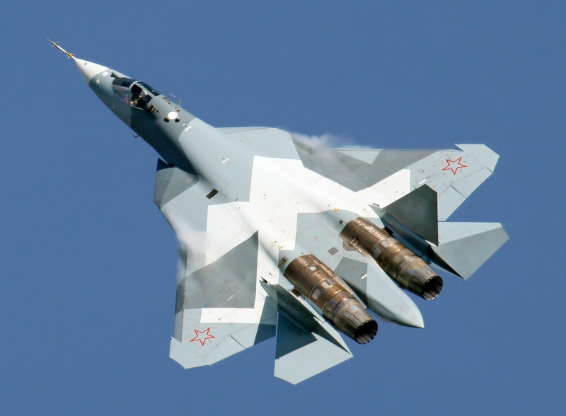 flying, blue, Russian Air Force, on the move, plane, airplane, no people, military, mode of transportation, fighter plane, clear sky, day, transportation